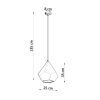 Suspension Céramique Blanc E27 1 Pavlus