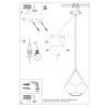 Suspension Céramique Blanc E27 1 Pavlus