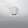Plafonnier Céramique Blanc GU10/ES111 1 Seida