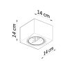 Plafonnier Céramique Blanc GU10/ES111 1 Seida