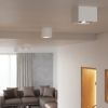 Plafonnier Céramique Blanc GU10/ES111 1 Seida