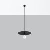 Suspension Acier Noir E27 1 Flavio