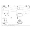 Plafonnier Béton Gris GU10/ES111 1 Basic