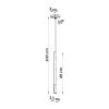 Suspension Acier Noir/Chromé G9 1 Mozaica