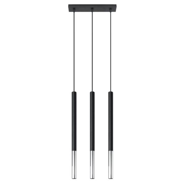 Suspension Acier Noir/Chromé G9 3 Mozaica Line