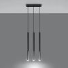 Suspension Acier Noir/Chromé G9 3 Mozaica Line