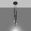 Suspension Acier Noir/Chromé G9 3 Mozaica