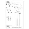 Suspension Acier Noir/Cuivre G9 3 Mozaica Line
