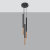 Suspension Acier Noir/Cuivre G9 3 Mozaica