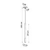 Suspension Acier Or/Noir G9 1 Mozaica