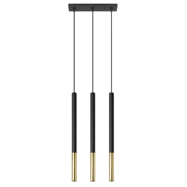 Suspension Acier Or/Noir G9 3 Mozaica Line