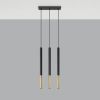 Suspension Acier Or/Noir G9 3 Mozaica Line