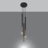 Suspension Acier Or/Noir G9 3 Mozaica