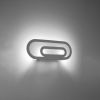 Applique Acier Blanc G9 2 Saccon