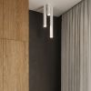 Plafonnier Acier Blanc GU10 1 Lagos 60