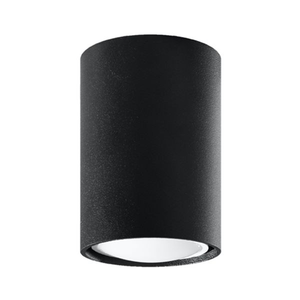 Plafonnier Acier Noir GU10 1 Lagos 10
