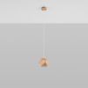 Suspension Bois Bois Naturel GU10 1 Woody
