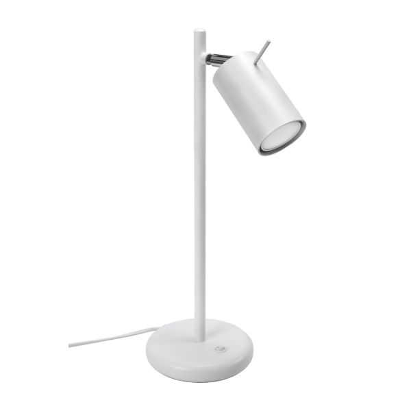Lampe à poser Acier Blanc GU10 1 Ring