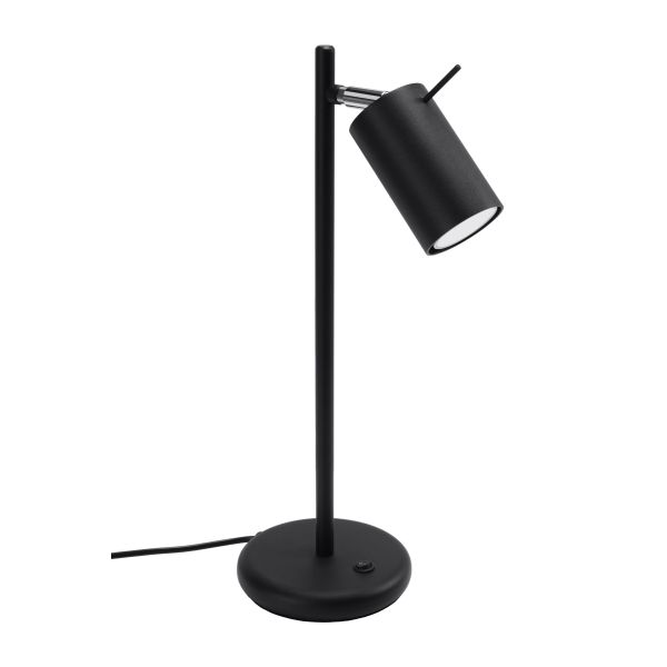 Lampe à poser Acier Noir GU10 1 Ring