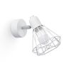 Applique Acier Blanc E14 1 Artemis