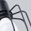 Applique Acier Noir E14 1 Beluci Long