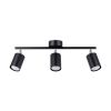 Plafonnier Acier Noir GU10 3 Lemmi