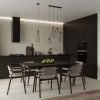 Suspension Acier Noir E14 1 Suba