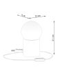 Lampe à poser Bois Bois Naturel G9 1 Boomo