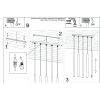Suspension Acier Éclat Doré G9 5 Pastelo