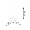 Plafonnier Aluminium Blanc LED 4 Zoe