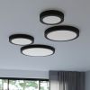 Plafonnier Aluminium Noir LED 1 Onyx 60