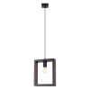 Suspension Acier Wengé E27 1 Aries