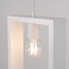 Suspension Acier Blanc E27 1 Aries