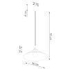 Suspension Acier Blanc E27 1 Zuma
