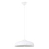 Suspension Acier Blanc E27 1 Gina