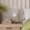 Lustre Acier Blanc G9 3 Brina