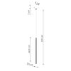 Suspension Acier Noir G9 1 Arche