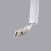 Lustre Acier Blanc G9 3 Arche
