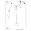 Suspension Bois Noir/Bois Naturel E27 1 Marion