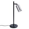 Lampe à poser Acier Noir/Chromé GU10 1 Winx