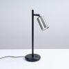 Lampe à poser Acier Noir/Chromé GU10 1 Winx