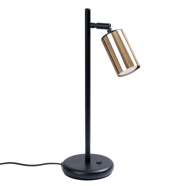 Lampe à poser Acier Or/Noir GU10 1 Winx