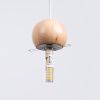 Suspension Verre Blanc/Bois Naturel G9 1 Pekka
