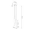 Suspension Acier Blanc G9 3 Prysm