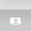 Suspension PVC Multicolore E27 1 Princesse 40
