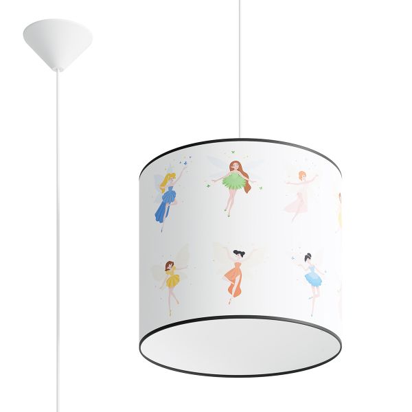 Suspension PVC Multicolore E27 1 Fée 30