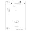 Suspension PVC Multicolore E27 1 Fée 30