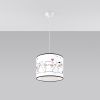 Suspension PVC Multicolore E27 1 Chat 3d 30