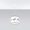 Suspension PVC Multicolore E27 1 Chat 3d 30