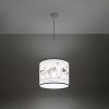 Suspension PVC Multicolore E27 1 Chat 3d 30